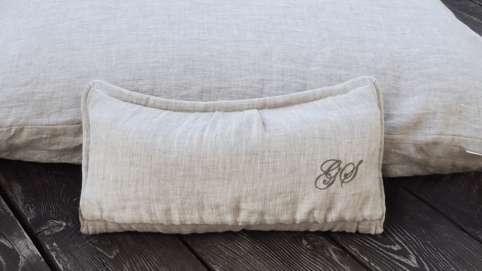personalised pillow initials travel2